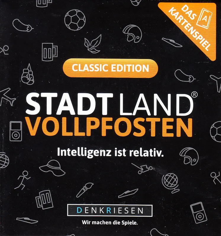 Stadt Land Vollpfosten: Das Kartenspiel – Classic Edition